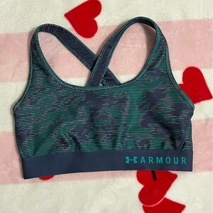 Under Armour Teal and Navy Sports Bra